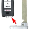 Acura Smart Remote Emergency Insert Key PN: 35118-TY2-A00 by Car & Truck Remotes