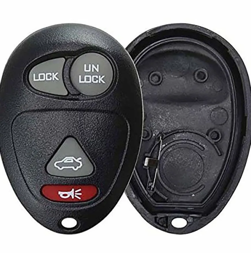 Buick, Pontiac Replacement case/shell with rubber pad by Car & Truck Remotes