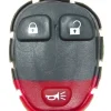 3 Button Buick, Chevy, Pontiac, Saturn Minivan Remote Replacement Button Pad by Car & Truck Remotes