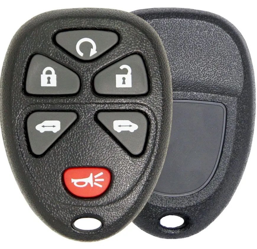 6 Button Buick, Chevy, Pontiac, Saturn Van Remote Replacement Case by Car & Truck Remotes