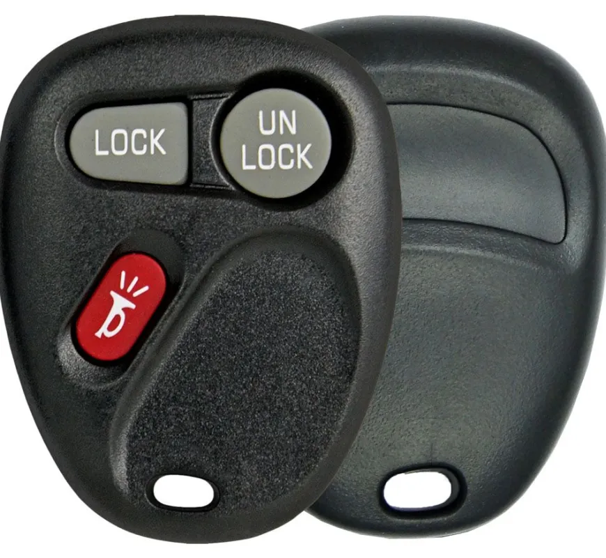 3 button Chevrolet, GMC, Cadillac SUV and truck replacement case/shell by Car & Truck Remotes