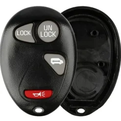 4 Button Chevrolet, Pontiac, Oldsmobile Minivan Remote Replacement case L2C0007T by Car & Truck Remotes