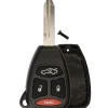 4 button Chrysler Dodge Jeep replacement case/shell with blank key by Car & Truck Remotes