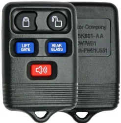 5 button Ford Expedition, Lincoln Navigator SUV replacement case by Car & Truck Remotes