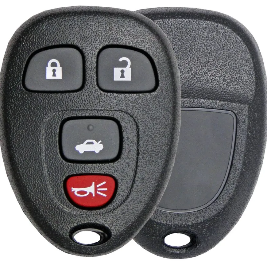 4 Button GM Remote Replacement Case 15252034 by Car & Truck Remotes