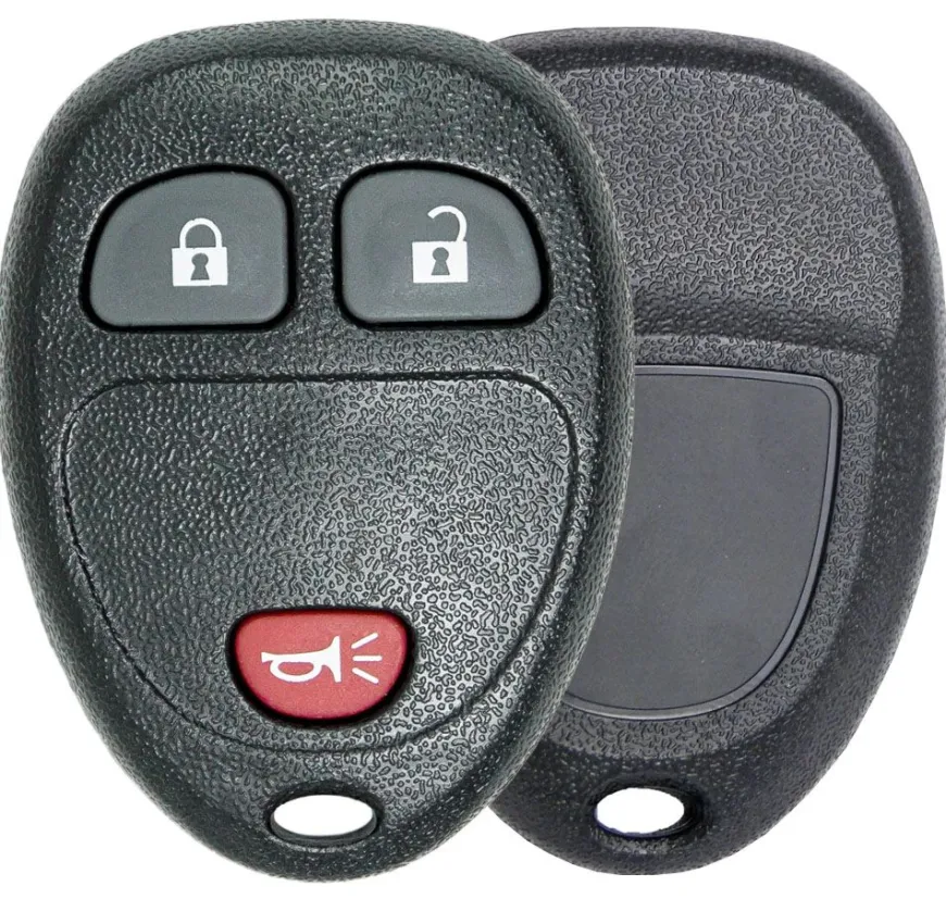 3 Button GM Remote Replacement Case PN: 15100811 , 15777636 by Car & Truck Remotes
