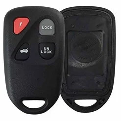 4 button Mazda keyless remote replacement case, shell with buttons by Car & Truck Remotes