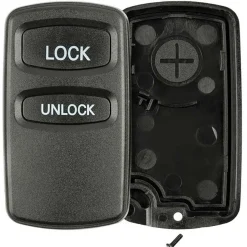 2 Button Mitsubishi Remote Replacement Case by Car & Truck Remotes