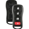 4 button Nissan and Infiniti replacement case/shell with rubber pad by Car & Truck Remotes