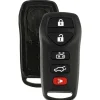 5 button Nissan Quest remote replacement shell with rubber buttons by Car & Truck Remotes