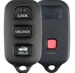 4 Button Toyota Camry, Matrix, Vibe Remote Replacement Case Shell by Car & Truck Remotes