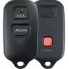 3 Button Toyota RAV4, Highlander, Prius, FJ, Tundra Remote Replacement Case Shell by Car & Truck Remotes