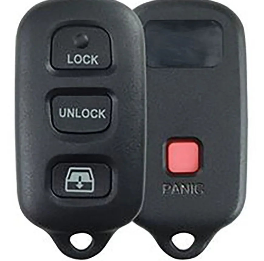 4 Button Toyota 4Runner, Sequoia Remote Replacement Case Shell by Car & Truck Remotes