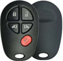 5 Button Toyota Sienna Remote Replacement Shell by Car & Truck Remotes