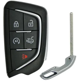 Cadillac Chevrolet Emergency Insert key for smart remotes +2020 by Car & Truck Remotes