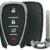 Chevrolet 4 Button Smart Remote Replacement Shell w/ Trunk by Car & Truck Remotes