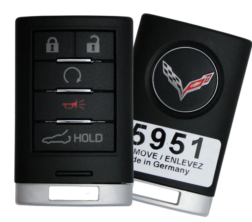 2017 Chevrolet Corvette Remote Key Fob w/ Trunk & Remote Start