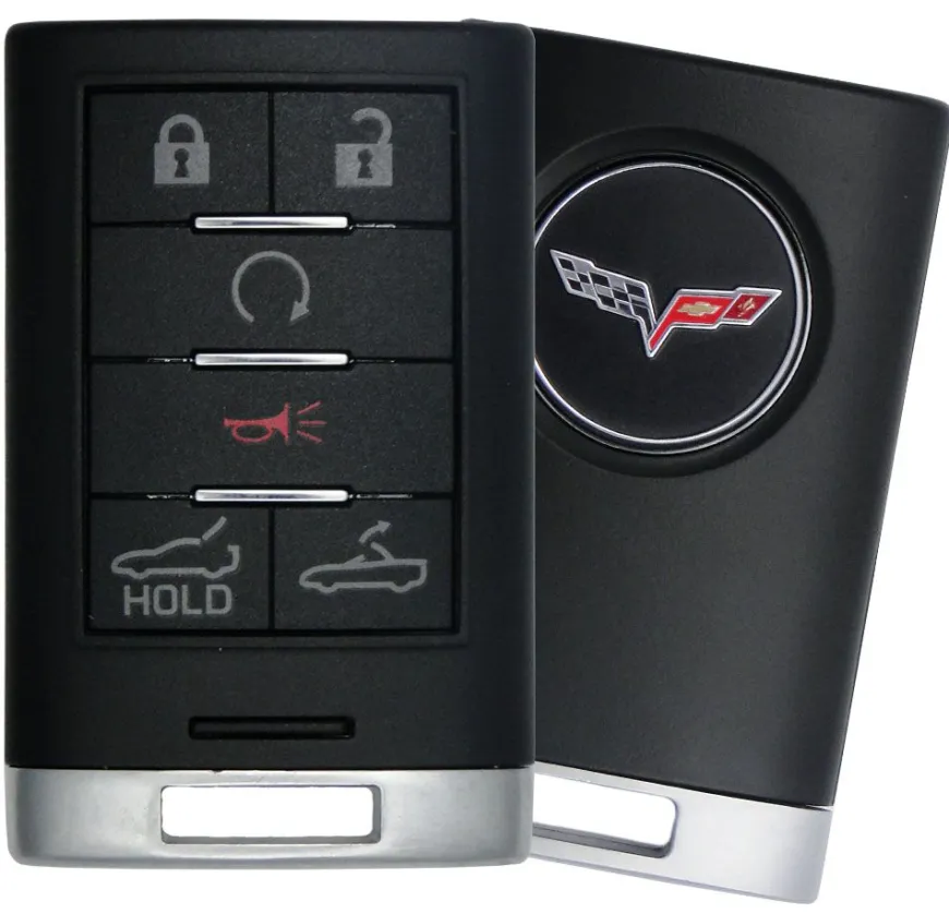 2015 Chevrolet Corvette Remote Key Fob w/ Drop Top & Trunk