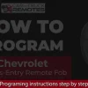 1998 Chevrolet Venture Remote Key Fob w/ Side Door by Car & Truck Remotes