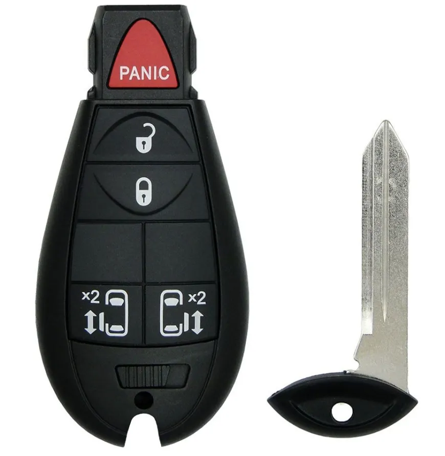 2013 Chrysler Town & Country Remote Key Fob w/ 2 Sliding Doors - Refurbished