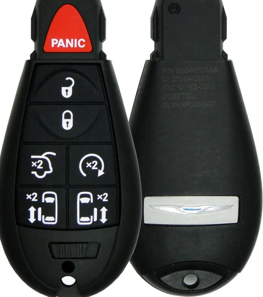 2009 Chrysler Town & Country Remote Key Fob w/ Engine Start, Liftgate, 2 PS Doors