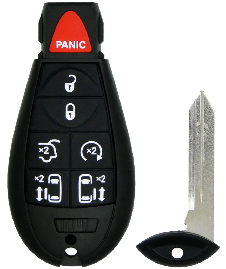 2009 Chrysler Town & Country Remote Key Fob w/ Engine Start, Liftgate, 2 PS Doors