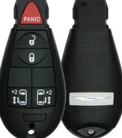 2008 Chrysler Town & Country Remote Key Fob w/ 2 Sliding Doors