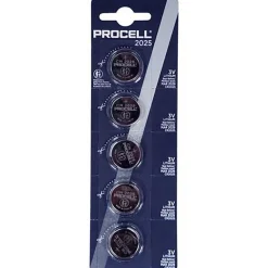 CR2025 - Keyless Entry Remote Key Fob Battery - 5 pack