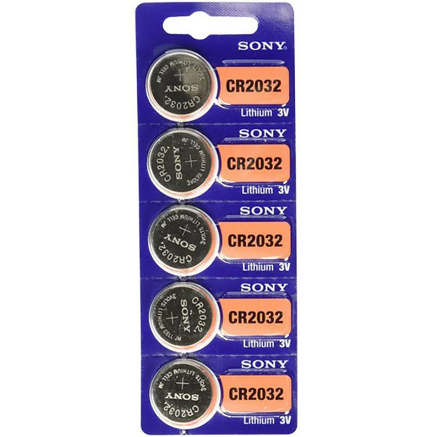 CR2032 - Keyless Entry Remote Key Fob Battery - 5 pack