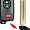Emergency Double-Sided Insert Blade for Toyota Smart Remotes HYQ14ACX by Car & Truck Remotes