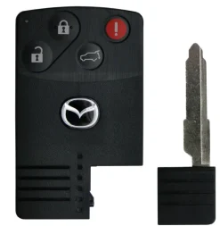Emergency Insert Chip Key for Mazda Card Style Remote by Car & Truck Remotes