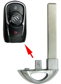 Emergency Insert Key for Buick Smart Remotes PN: 13510389 , 5929947 by Car & Truck Remotes