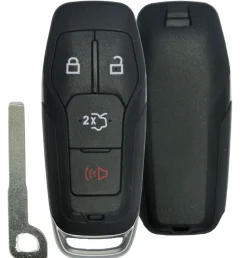 FORD 4 Button Smart Remote Replacement Shell by Car & Truck Remotes