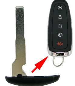 Ford Paddle Smart Remote Emergency Key Blade same as 164-R8022 by Car & Truck Remotes