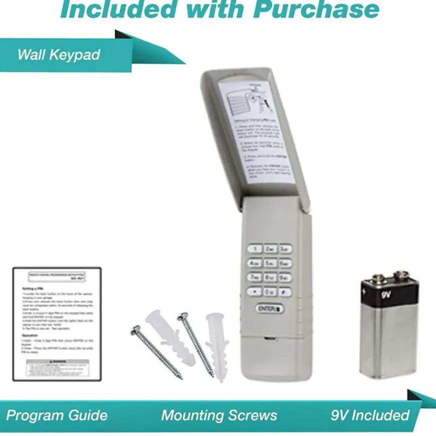 Garage Door Opener Keypad for Liftmaster, Sears, Chamberlain 877LM - Aftermarket