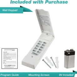 Garage Door Opener Keypad for Linear (MDTK)