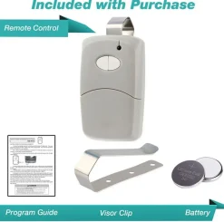 Garage Door Opener Remote for Linear Multi-Code - 3089 Grey (2-button)