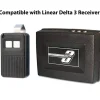 Garage Door Opener Remote for Linear Delta 3 DNT00017A (2-Channel)