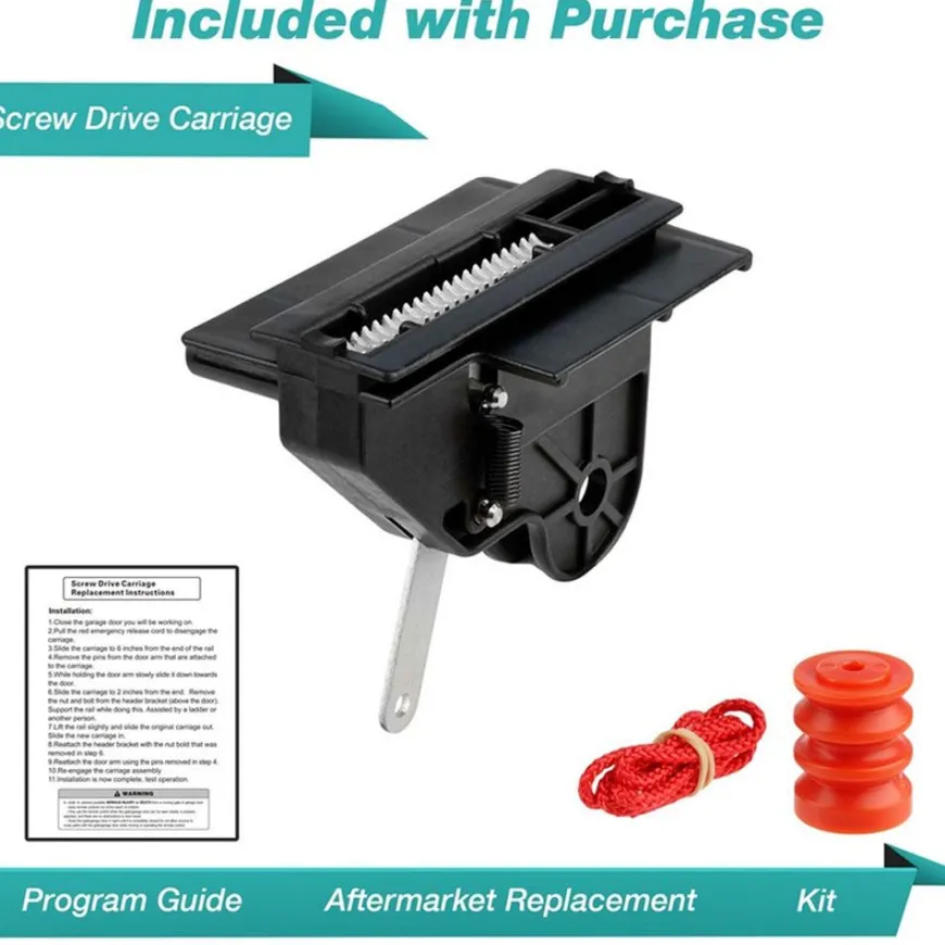 Garage Door Screw Drive Carriage Pull for Genie 36179R.S 34107R.S