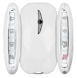 2023 Genesis GV60 Smart Remote Key Fob w/ Parking Assistance - White
