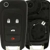 GM 4 Button Flip Remote Replacement Shell w/ Trunk by Car & Truck Remotes