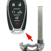 GM Chevrolet Emergency Insert Key PN: 13589533 , 13590048 by Car & Truck Remotes