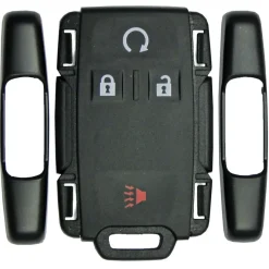 GM Chevrolet GMC 4 Button Remote Replacement Shell by Car & Truck Remotes
