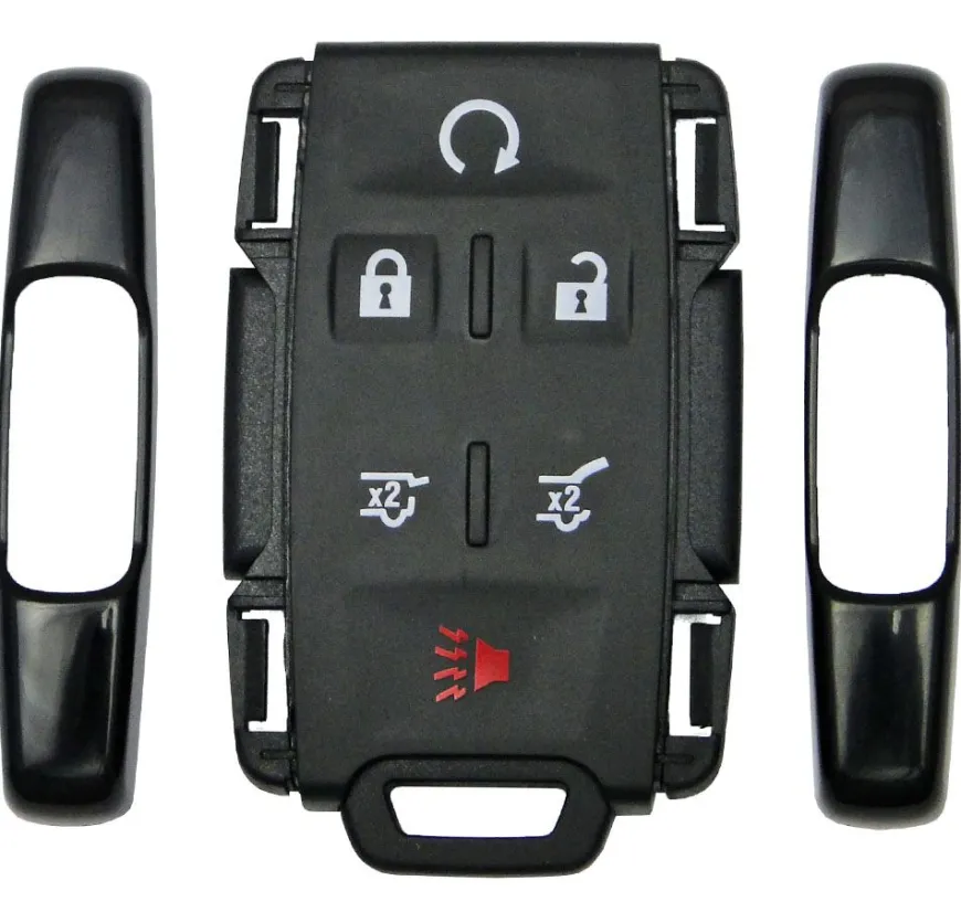 GM Chevrolet GMC 6 Button Remote Replacement Shell by Car & Truck Remotes