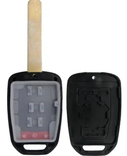 HONDA 3 button Replacement Remote Case with Blank Key by Car & Truck Remotes