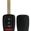 HONDA 4 button Replacement Remote Case with Blank Key by Car & Truck Remotes