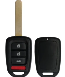 HONDA 4 button Replacement Remote Case with Blank Key by Car & Truck Remotes