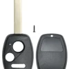 2006-2011 Honda Civic Remote 3 button replacement case with key by Car & Truck Remotes