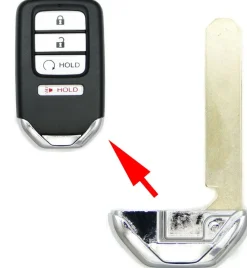 Honda Emergency Insert Key PN: 35118-T2A-A50 by Car & Truck Remotes