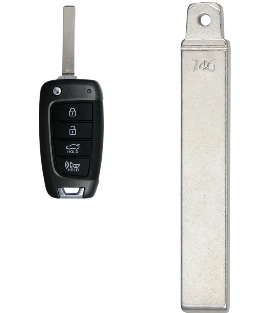 Hyundai Flip remote key blade by Car & Truck Remotes